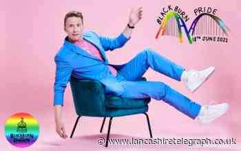 Joe Lycett pride show for Channel 4 being filmed in Blackburn