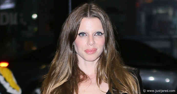 Julia Fox Pairs Bleached Eyebrows with Full Leather Outfit for Ned Norman Opening Event in NYC