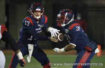 Trevor Harris to start at quarterback for Alouettes versus Roughriders - Dawson Creek Mirror