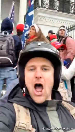 'Derrick Evans is in the Capitol!' he yelled. Derrick Evans has now been sentenced for storming the Capitol.