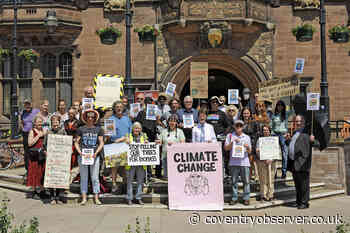 PICTURE SPECIAL – Protesters call on Coventry City Council to 'declare a Climate Emergency' - Coventry Observer