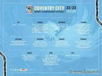 DOWNLOAD: Get your 22/23 fixture list desktop wallpaper! - News - Coventry City