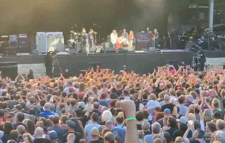Watch a terminally ill Pearl Jam fan join the band onstage