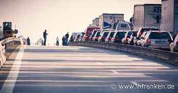 A3 bei Höchstadt: Vollsperrung weil Betonlaster umkippte - "noch vieles unklar"