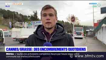 Les galères des automobilistes sur l'axe Cannes-Grasse-Peymeinade - BFMTV