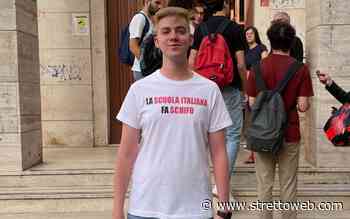 Enna, studente indossa maglia con scritta “la scuola italiana fa schifo”: “da noi più Dad di tutti in Europa” - StrettoWeb