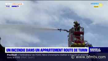 Nice: un incendie dans un appartement route de Turin - BFMTV