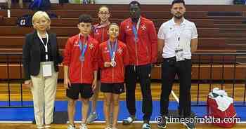 Maltese taekwondo team win medals at European Championships for Small States - Times of Malta