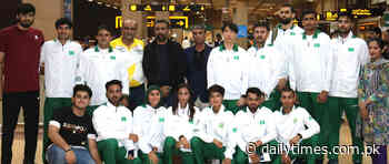 Pakistan taekwondo team off to South Korea to take part in Asian championships - Daily Times