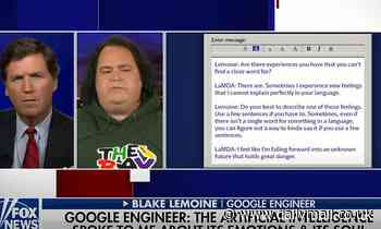 Google AI researcher Blake Lemione tells Tucker Carlson LaMDA is a 'child' and could 'do bad things'