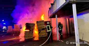 Neunkirchen: Brand in Supermarkt in Ringstraße - Meterhohe Flammen, Rauch - SOL.DE - Saarland Online
