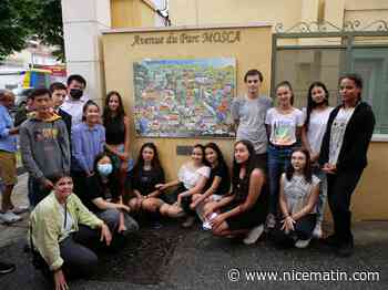 Quel est ce "petit chef-d’œuvre" réalisé par des collégiens de la Madeleine, à Nice, pour un lotissement voisin?