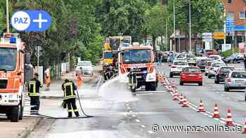 Peine: Feuerwehr spült vier Tonnen Kalk weg - Peiner Allgemeine Zeitung - PAZ-online.de