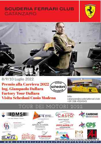 La Scuderia Ferrari Club di Catanzaro in partenza per Maranello dove premierà l'ingegnere Giampaolo Dallara - La Nuova Calabria