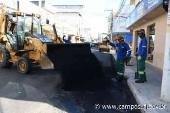 Prefeitura prossegue com obras da construção da terceira faixa na Rua Formosa - Prefeitura Municipal de Campos dos Goytacazes (.gov)