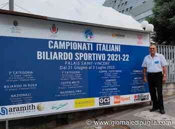 Il trinitapolese Putignano arbitro nazionale di biliardo ai Campionati italiani a Saint Vicent - Giornale di Puglia