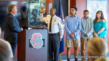 Anthony Bellamy sworn in as Cornell Police chief | Cornell Chronicle - Cornell Chronicle