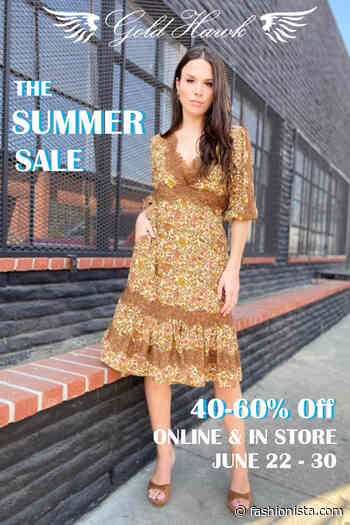 Gold Hawk Summer Sale In-Store and Online - Beverly Hills - June 22 - 30