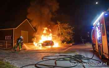 Brand verwoest auto in Triemen - Nieuwsblad NOF