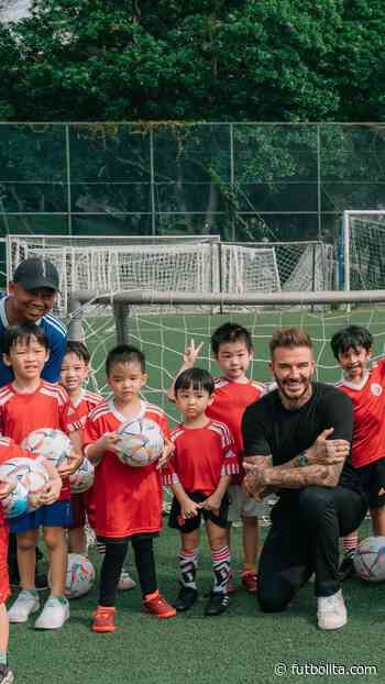 David Beckham and adidas kick off activities in Singapore - Futbolita