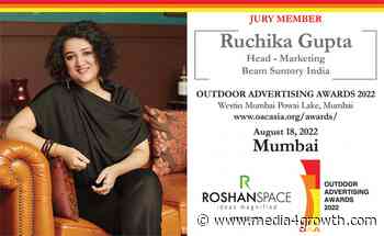 Beam Suntory India’s Marketing Head Ruchika Gupta joins OAA 2022 Jury - M4G Team