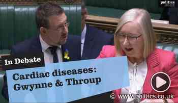 Throup explains how the government will tackle cardiac disease backlogs following coronavirus - Politics.co.uk - Politics.co.uk