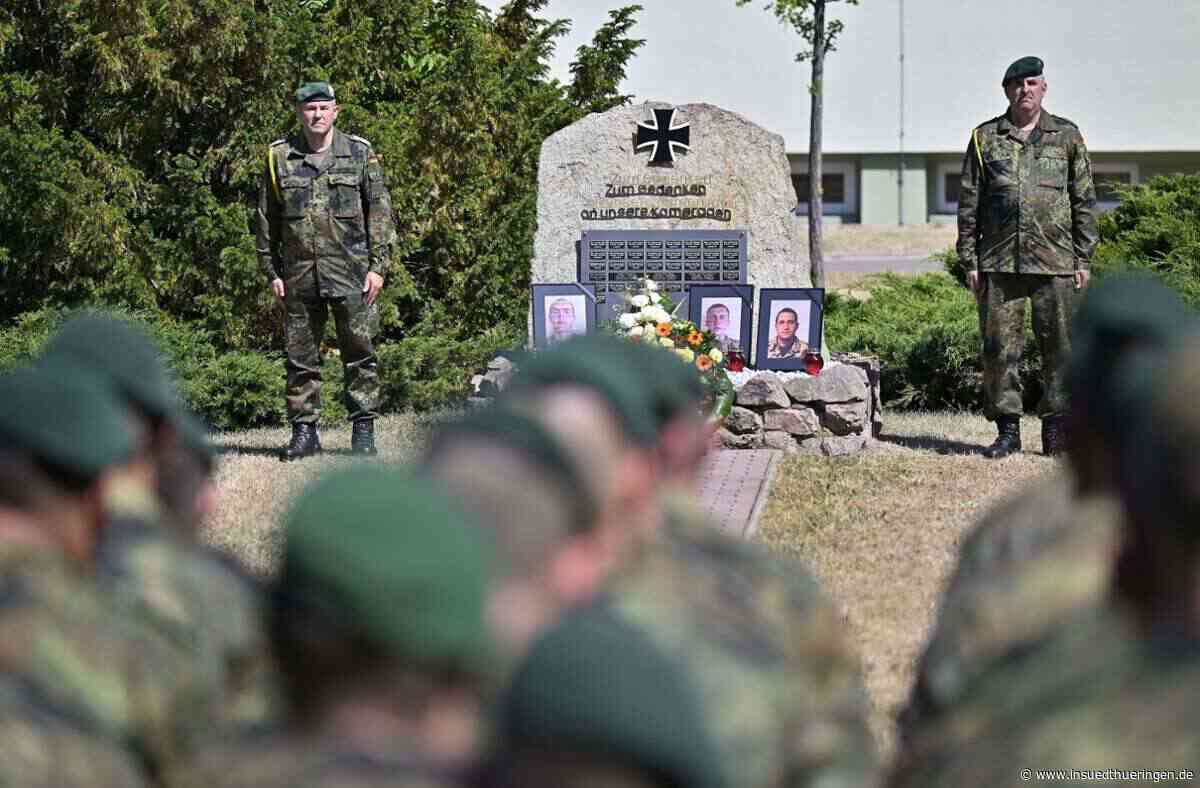 Gedenkveranstaltung der Bundeswehr - „Der 23. Juni gehört zur Seele des Standortes Bad Salzungen“ - inSüdthüringen
