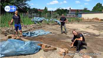 Bad Belzig Archäologische Grabung in der Berliner Straße - Märkische Allgemeine Zeitung