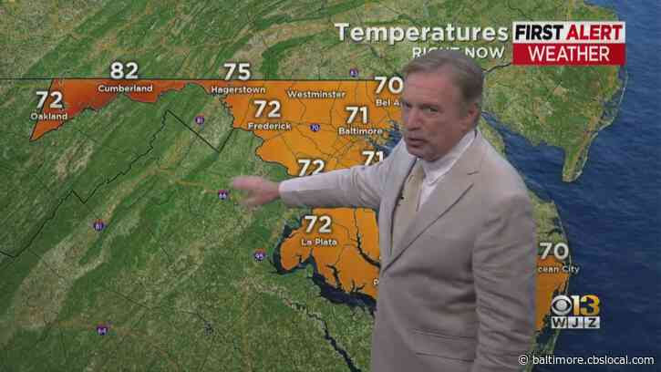 Maryland Weather: Summer Showers Will Interrupt A Series Of Warm Days