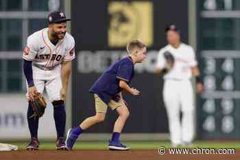 Watch 6-year-old Oliver try to 'steal' second base at Astros game - Chron
