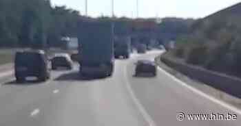 Dashcam filmt wegpiraat die over pechstrook op E19 scheurt - Het Laatste Nieuws