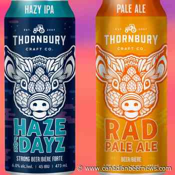 Thornbury Craft Co. Releases Rad Pale Ale and Haze For Dayz IPA - Canadian Beer News