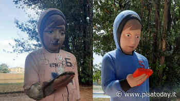 Ignoti danneggiano l'opera di street art sul viale delle Piagge: l'autore la restaura - PisaToday