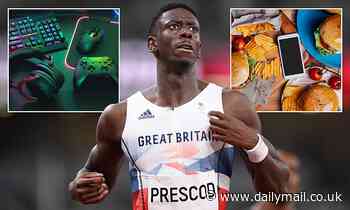 Prescod ditches video consoles and fast-food apps as he seeks to bounce back from Olympic setback - Daily Mail
