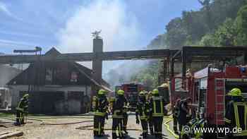 Großbrand im Sägewerk Holz Joki in Finnentrop-Rönkhausen - WP News