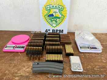 Criminoso é preso em Marialva com dezenas de munições de fuzil e pistola - André Almenara