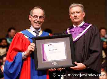 Sask Polytech Moose Jaw campus gives businessman honorary degree for ag efforts - Moose Jaw Today