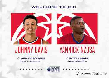 Wizards select Johnny Davis with 10th pick in 2022 NBA Draft