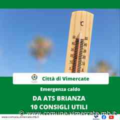 Emergenza caldo, 10 consigli utili - Città di Vimercate - Città di Vimercate