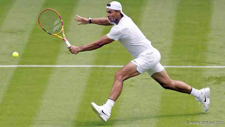 Rafael Nadal Hits Centre Court At Wimbledon Before Continuing Grand Slam Pursuit - ATP Tour