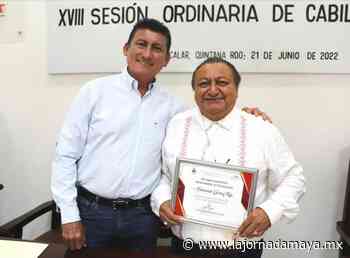 Nombra Bacalar a Edmundo Gómez Trejo como su cronista - La Jornada Maya