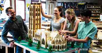 “Een uitdagende middagactiviteit”: Leerlingen TSM finaliseren miniatuurversie Sint-Rombouts - Het Laatste Nieuws