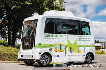 Autonome shuttle op bedrijvenpark Mechelen Noord - Trends-magazines op pc - Trends