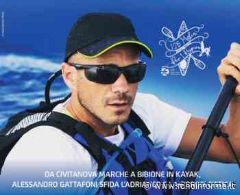 Da Civitanova Marche a Bibione in Kayak, A. Gattafoni per una sfida per la Fibrosi Cistica - Fanoinforma - fanoinforma