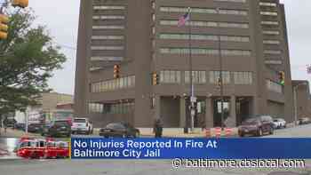 Firefighters Extinguish Flames At Baltimore Prison For Second Time In Six Months - CBS Baltimore