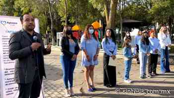 Apoya Apizaco a niños con cáncer; develó corazón recolector de tapitas - Síntesis