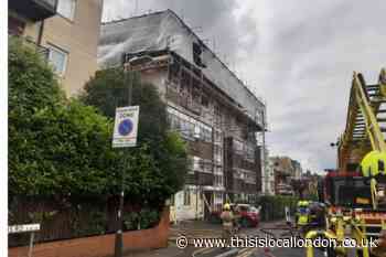Griffiths Road Wimbledon flat fire: Three men taken to hospital