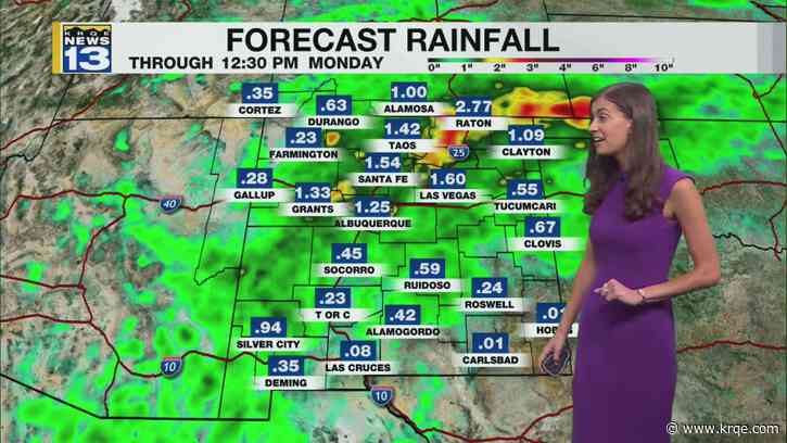 More rain returns by the weekend