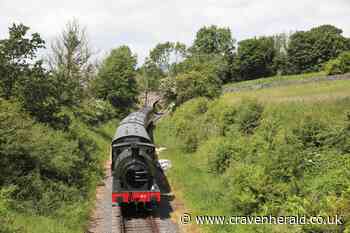 Steam loco 'Beatrice' on the Embsay and Bolton Abbey Railway this week - Craven Herald