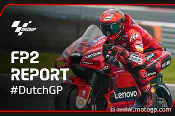 Bagnaia vola ad Assen, la pista si asciuga